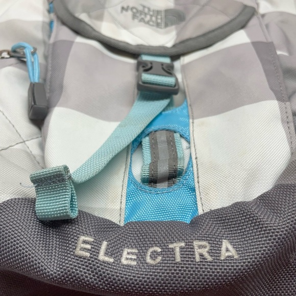 The North Face Electra Mini Backpack - Gray and Light Blue - Picture 9 of 11